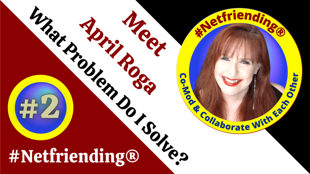 Meet Me Video #2 — What Problem Do I Solve? - April Roga (AKA April 2.0)